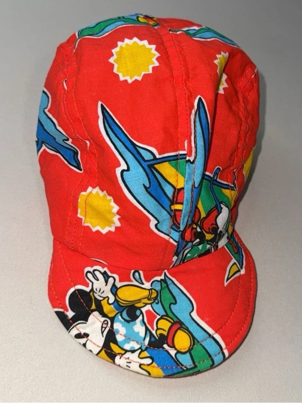 Vintage Mickey hat 80s 90s Mickey & co J.G. Hook cap kids toddler